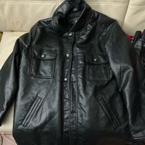 Men's Classic Black Bomber Jacket